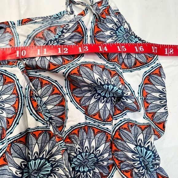 Women’s Banana Republic Jumper Playsuit-Romper Geometrical Summer sz Small - Picture 11 of 12